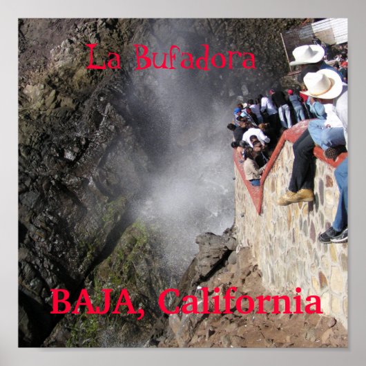 P1010050, La Bufadora, La Bufadora, BAJA, Kalif... Poster (Vorne)