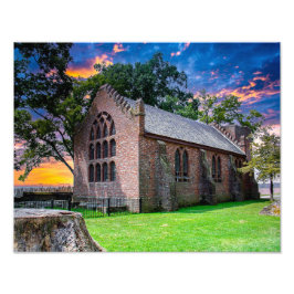 P1010074-Jamestown, VA, Old Settlement Church Fotodruck