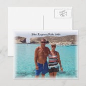 P1010243, Blue Lagoon Malta 2009 Postkarte (Vorne/Hinten)