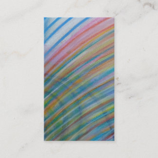 P14 Einzigartige farbenfrohe abstrakte Kunst Visitenkarte