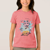 P1nk1 de Enoki&Snip Tri-Blend Shirt (Vorderseite)