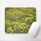 P2526a_yellow coneflower monet_zazzle mousepad (Mit Mouse)