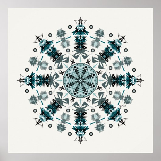 P2 Mandala Poster (Vorne)
