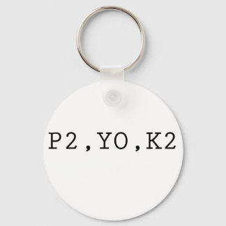 P2, YO, K2 SCHLÜSSELANHÄNGER