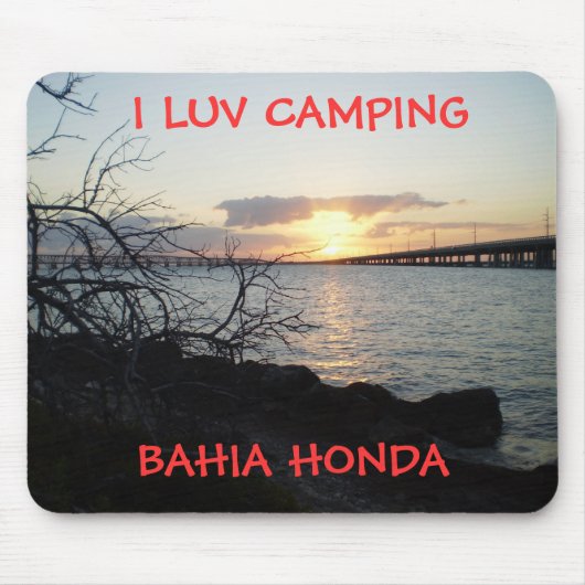P3060038, CAMPING I LUV, BAHIA HONDA MOUSEPAD (Vorne)