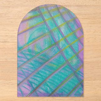 P34 Einzigartige farbenfrohe abstrakte Kunst Acryleinladungen