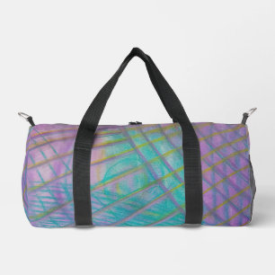 P34 Einzigartige farbenfrohe abstrakte Kunst Duffle Bag