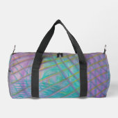 P34 Einzigartige farbenfrohe abstrakte Kunst Duffle Bag (Rückseite)