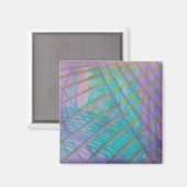 P34 Einzigartige farbenfrohe abstrakte Kunst Magnet (Vorderseite/Rückseite)