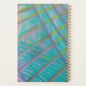P34 Einzigartige farbenfrohe abstrakte Kunst Planer (Rückseite)