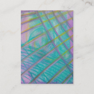 P34 Einzigartige farbenfrohe abstrakte Kunst Terminkarte