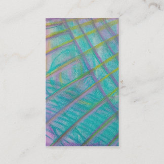 P34 Einzigartige farbenfrohe abstrakte Kunst Visitenkarte