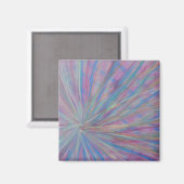 P36 Einzigartige farbenfrohe abstrakte Kunst Magnet (Vorderseite/Rückseite)