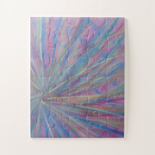 P36 Einzigartige farbenfrohe abstrakte Kunst Puzzle (Vertikal)
