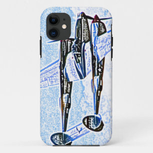 P38 Lightning Kampfflugzeug des Zweiten Weltkriegs Case-Mate iPhone Hülle