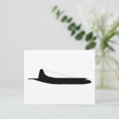 P3 Orion-Silhouette Postkarte (Stehend Vorderseite)