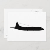 P3 Orion-Silhouette Postkarte (Vorne/Hinten)