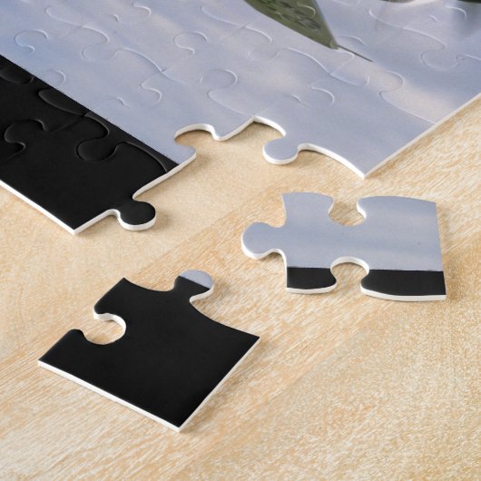 P40 Curtis mit heftigem Gesicht, Flying_WWII Puzzle (Seite)