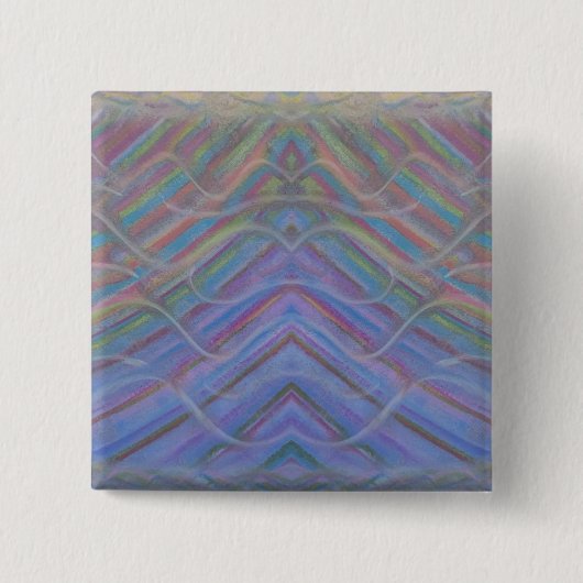 P40M Einzigartige farbenfrohe abstrakte Kunst Button (Vorderseite)