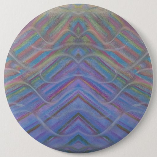 P40M Einzigartige farbenfrohe abstrakte Kunst Button (Vorderseite)