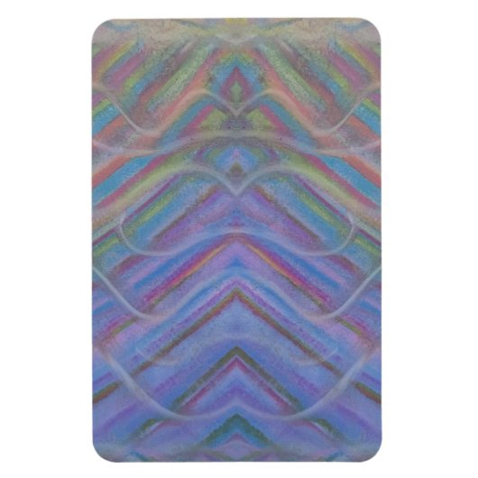 P40M Einzigartige farbenfrohe abstrakte Kunst Magnet (Vertikal)