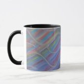 P40M Einzigartige farbenfrohe abstrakte Kunst Tasse (Links)