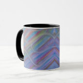 P40M Einzigartige farbenfrohe abstrakte Kunst Tasse (Vorderseite Links)