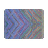 P40M Einzigartige Farbige Abstrakte Kunst Magnet (Horizontal)