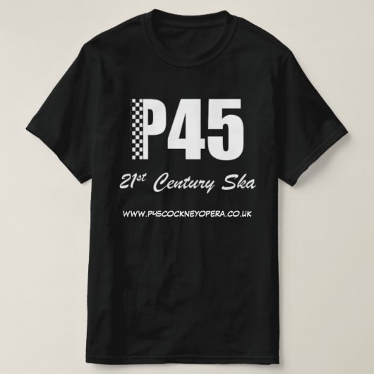 P45 Band-T - Shirt (Design vorne)