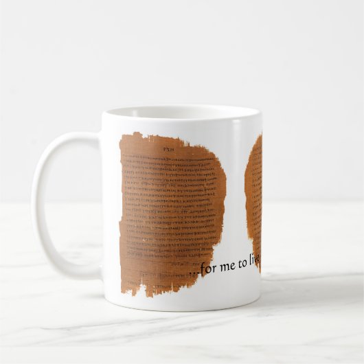 P46: Philippians-1:21 Kaffeetasse (Links)