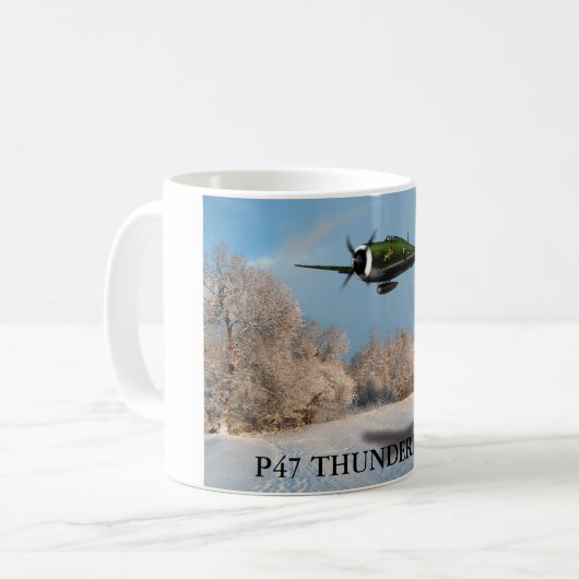 P47 THUNDERBOLT KAFFEETASSE (Vorderseite Links)