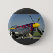P51 Mustang, Bugnase/Propeller, der Nasenkunst Button (Vorderseite)