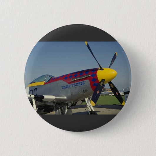 P51 Mustang, Bugnase/Propeller, der Nasenkunst Button (Vorderseite)