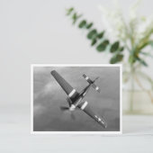 P51 Mustang - Cadillac of the Skies Postkarte (Stehend Vorderseite)