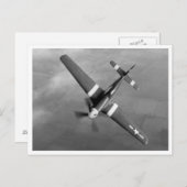 P51 Mustang - Cadillac of the Skies Postkarte (Vorne/Hinten)