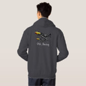 P51 Mustang Hoodie (Schwarz voll)