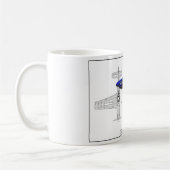 P51 Mustang Kaffeetasse (Links)