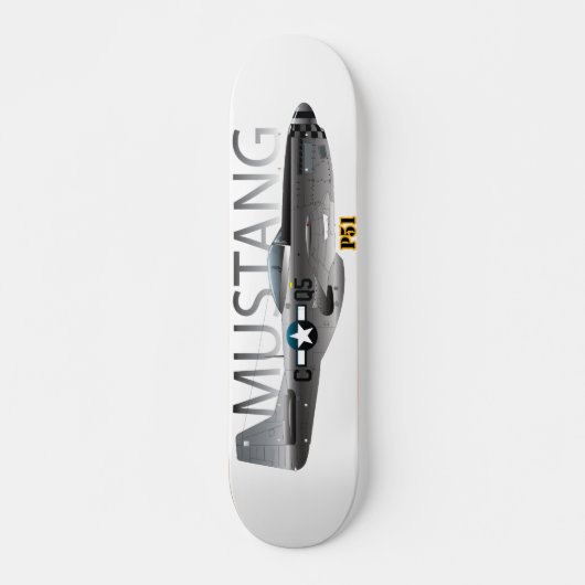 P51 Mustang Skateboard (Vorne)