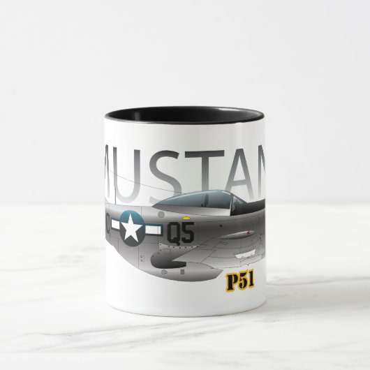 P51 Mustang Tasse (Zentrum)
