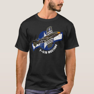 P51 Mustang WW2 Warplane Flugzeug Warbird T-Shirt