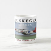 P51D 332. Kämpfer-Gruppe Kaffeetasse (Mittel)
