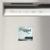 P51D Mustang Magnet (In Situ (Geschirrspüler))