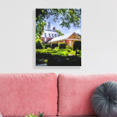 P5270043(1)-Governor's Palace Gardens with Trees Leinwanddruck (Insitu (Wohnzimmer))