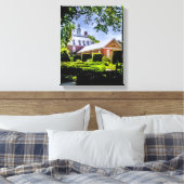 P5270043(1)-Governor's Palace Gardens with Trees Leinwanddruck (Insitu (Schlafzimmer))