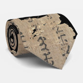 P52 Papyrus Fragment Tie–Earliest New Testament Krawatte (Gerollt)