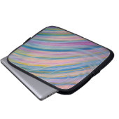 P6 Einzigartige farbenfrohe abstrakte Kunst Laptopschutzhülle (Vorne Knopf)