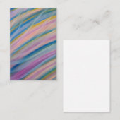 P6 Einzigartige farbenfrohe abstrakte Kunst Terminkarte (Vorne/Hinten)
