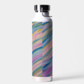 P6 Einzigartige farbenfrohe abstrakte Kunst Trinkflasche (Links)