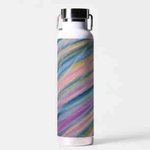 P6 Einzigartige farbenfrohe abstrakte Kunst Trinkflasche