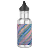P6 Unique Colorful Abstract Art Edelstahlflasche (Links)